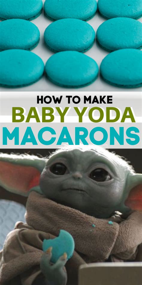 IDENTICAL Baby Yoda Macaron Cookies - PinkWhen