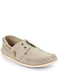 Grey Canvas Boat Shoes Outfits (6 ideas & outfits) | Lookastic