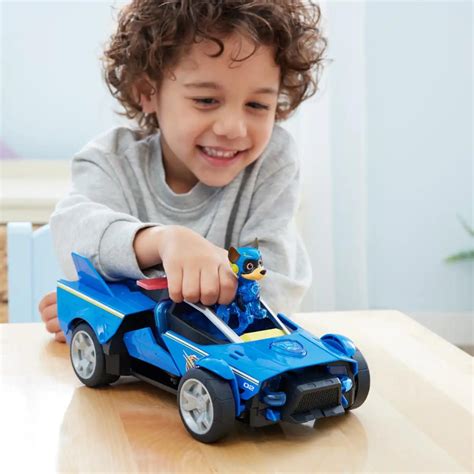 Paw Patrol MOVIE Chase Deluxe Vehicle | Hermes Toys & Gaming