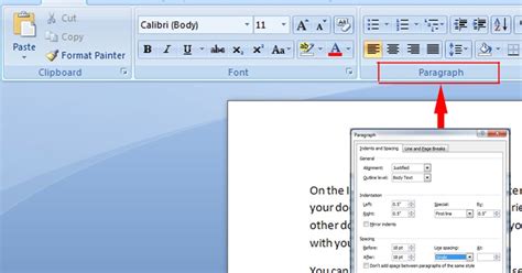 microsoft office word paragraph menu guides
