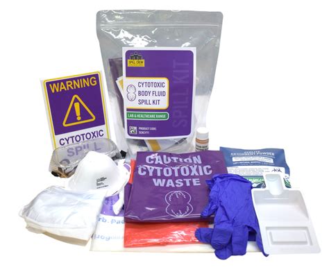 Cytotoxic Body Fluid Kit Lab Healthcare Spill Crew