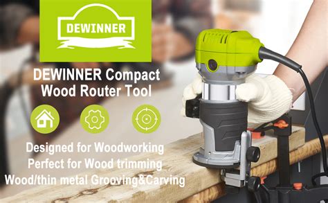 DEWINNER Electric Router Tool 710W 13000 33000 RPM 6 Variable Speed