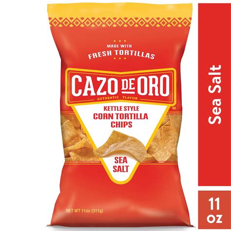 Cazo De Oro Kettle Style Sea Salt Corn Tortilla Chips