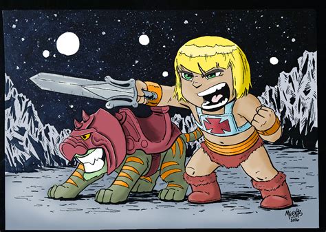 Tykes He Man And Battle Cat By Quizzelmort On Deviantart