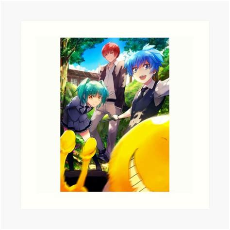 Copie De Koro Sensei And Nagisa Assassination Classroom Art Print For Sale By Shindouart