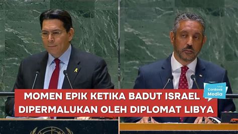 Momen Epik Ketika Badut Israel Dipermalukan Oleh Diplomat Libya YouTube