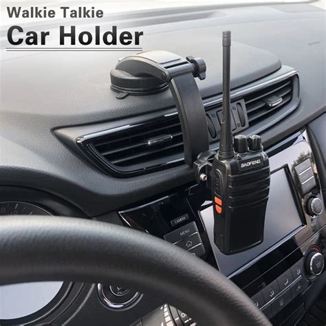 Car In Dash Bracket Car Holder For Walkie Talkie Suction Mount For Two