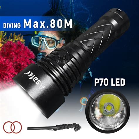 Ultra Bright Diving Light Underwater Meters With Ipx Waterproof