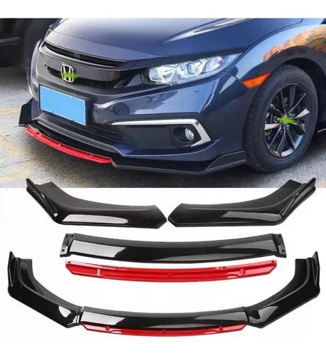 Lip Spoiler Delantero Piezas Plastic Filo Rojo Ford Fiesta Env O Gratis