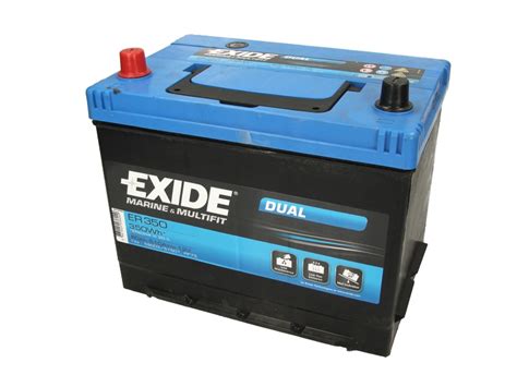 AKUMULATOR EXIDE 80AH 510A L MARINE ER350 Akcijske Cene