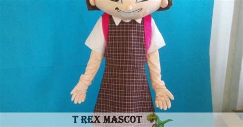 School Girl Mascot Costume Adult Beautiful Girl Costume