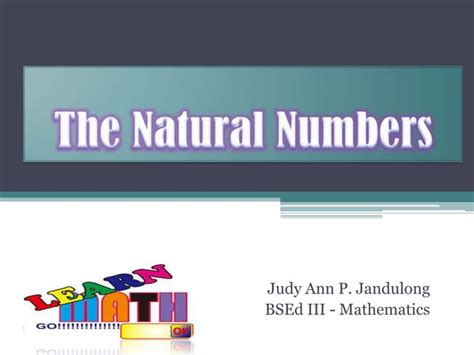 The natural numbers | PPT