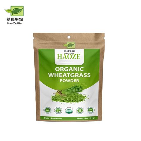 Wolesale Super Green Powder Wheat Grass Juice Powder Wheat Seedling Juice Powder Wheat Powder