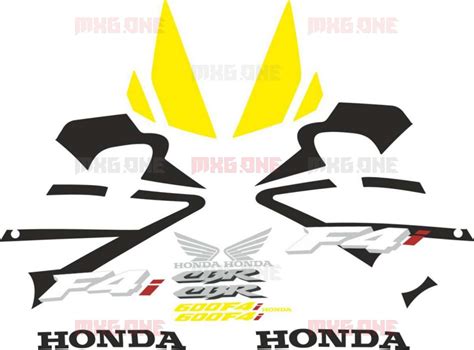 Honda Cbr F F I Logos Decals Stickers And Graphics Mxg One