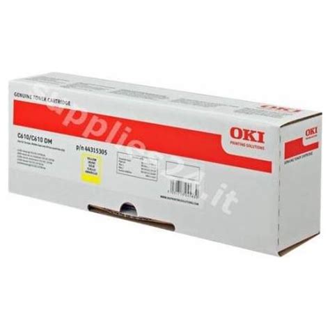 Oki Cartuccia Toner Oki Originale C Giallo Pagine