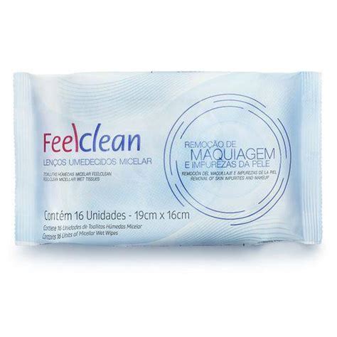 Lenços Umedecidos Água Micelar Feelclean c 16 unidades Submarino