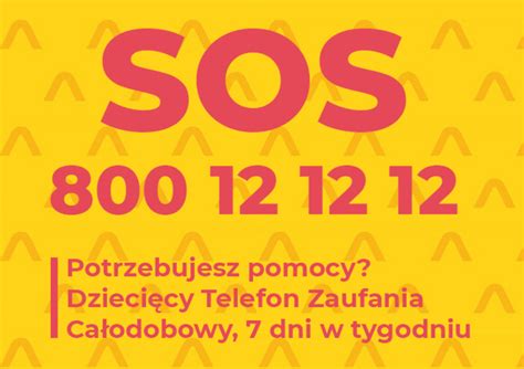 Dziecięcy Telefon Zaufania Rzecznika Praw Dziecka Szkola Podstawowa nr 8