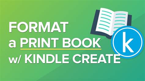 How To Format A Paperback Book For Amazon Kdp With Kindle Create Step