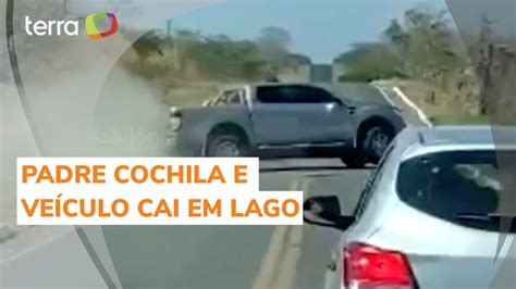 Padre Cochila Ao Volante E Cai Carro Dentro De Lago No Cear