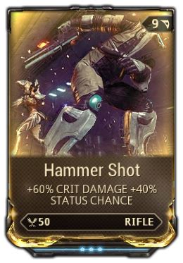 Hammer Shot - Buy and Sell orders | Warframe Market