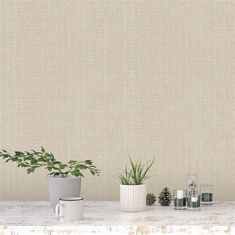 Galerie Vertical Texture Taupe Wallpaper Homebase