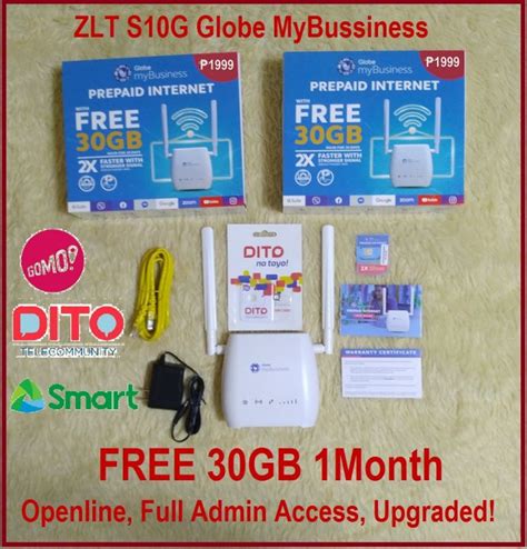 FREE 30GB Load ZLT S10G Openline Upgraded DITO Sim Globe Mybusiness