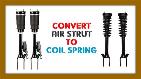 How To Convert Air Suspension To Coil Spring Youtube