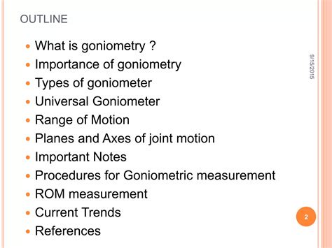 Goniometry Ppt Uche PPT