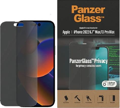 Panzerglass Iphone 14 Pro Max Screen Protector Privacy Tempered Glass