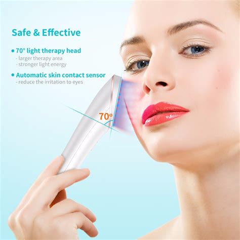 Acne Light Therapy, Xpreen беспроводной Перезаряжаемый Свет устройство ...