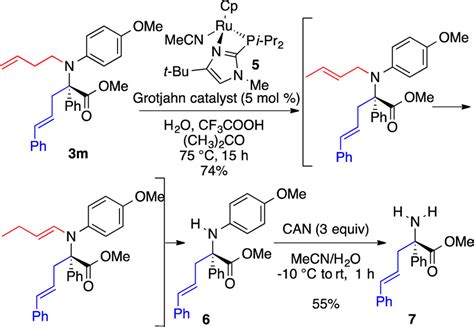 Asymmetric Synthesis Of α Allyl α Aryl α Amino Acids By Tandem