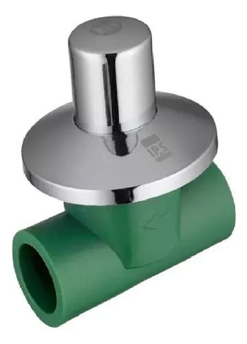 Llave De Paso Cabezal Metalico Termofusion Verde Agua Ips