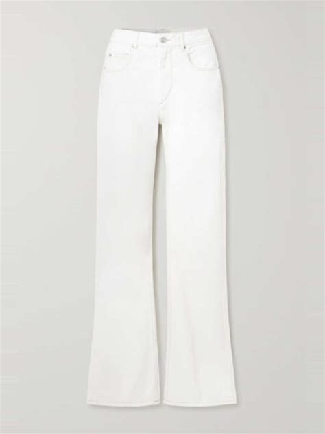 Isabel Marant Belvira High Rise Flared Jeans Reversible