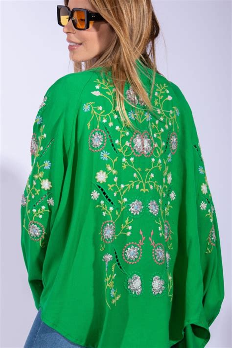 Levita Bordada Verde Tits