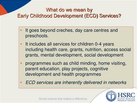 Ppt Ecd 0 4 And Special Employment Programmes Powerpoint Presentation