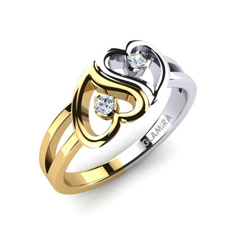 Kaufen Sie GLAMIRA Ring Mindy Mit 0 06 Karat Diamant Rund 585 Gelb