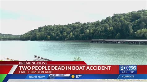 2 Dead In Boating Accident At Lake Cumberland YouTube