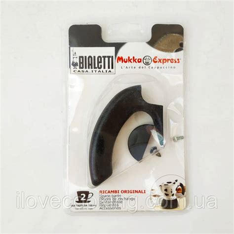 Ручка Bialetti Mukka Express для кофеварки на 2 чашки + клавиша крышки ...