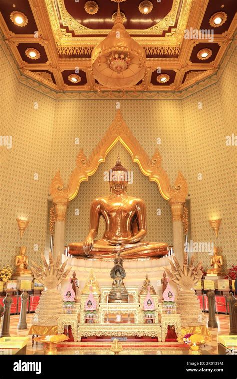 The Golden Buddha Phra Phuttha Maha Suwanna Patimakon Located In The