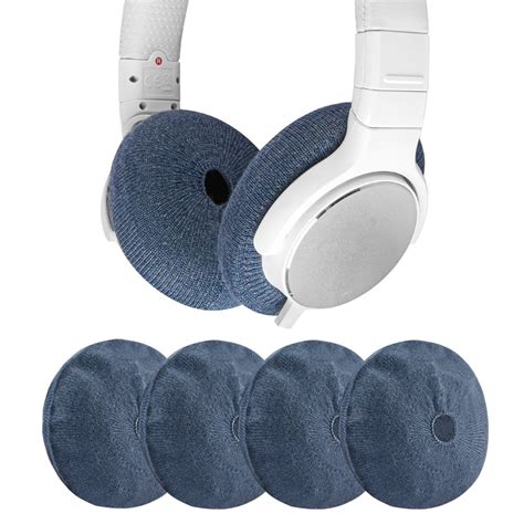 Geekria 2 Pairs Knit Fabric Headphones Ear Covers Washable And Stretchable Sanitary Earcup