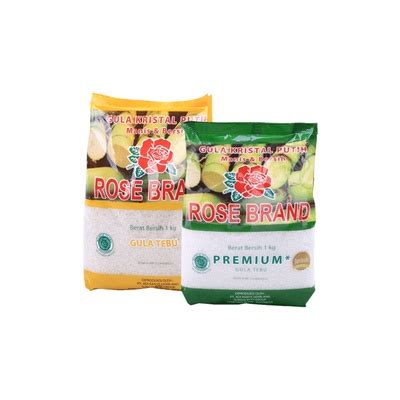 Jual GULA ROSEBRAND Premium Putih Tebu Kuning ROSE BRAND Gula Pasir