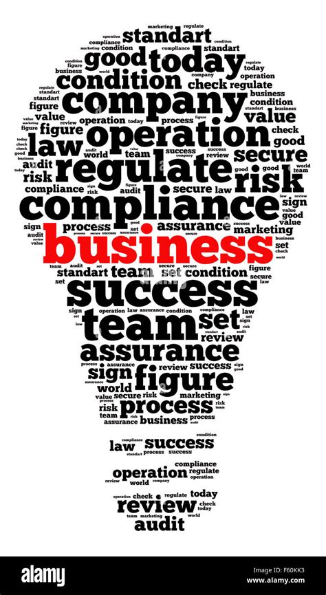 Lightbulb illustration word cloud concept Stock Photo - Alamy 