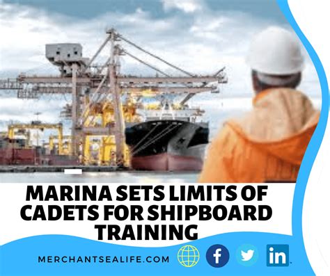 MARINA sets limits of cadets for shipboard training - Merchant Sea Life