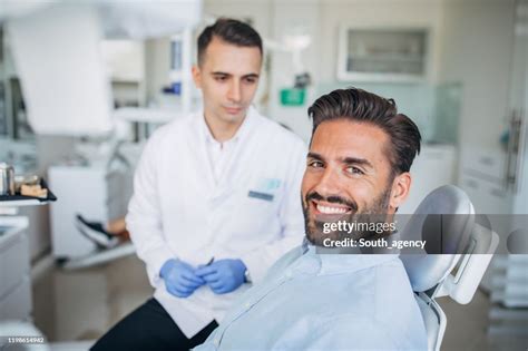 Handsome Gentleman At The Dentist High-Res Stock Photo - Getty Images