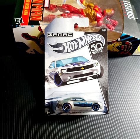 Hot Wheels 50th Anniversary Zamac Edition Chevy Camaro Concept