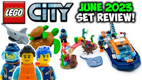 Exclusive LEGO Sea Creatures! | LEGO City Explorer Diving Boat Review ...