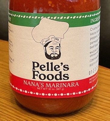 Nanas Marinara Pasta Sauce Pelles Foods Chef Mark Pelle S Foods