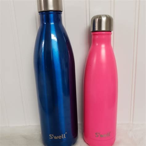 Swell Dining Metallic Swell Insulated Water Bottle Lot Oz And