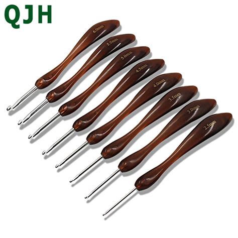 8pcs Brown Porcelain Bending Spoon Shape Plastic Handle Stainless Steel