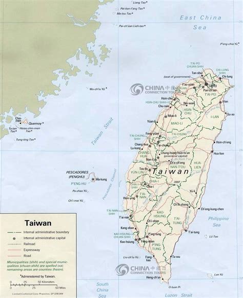 Taiwan Political Map, China Taiwan Political Map - Taiwan Travel Guide